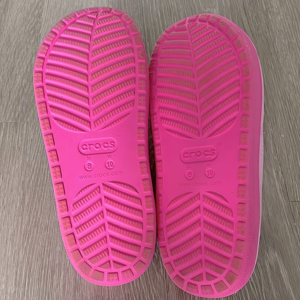 Limited Edition 2024 Mattel Barbie Crocs Cozy Sandal Pink Women’s Size 10 - Picture 5 of 6
